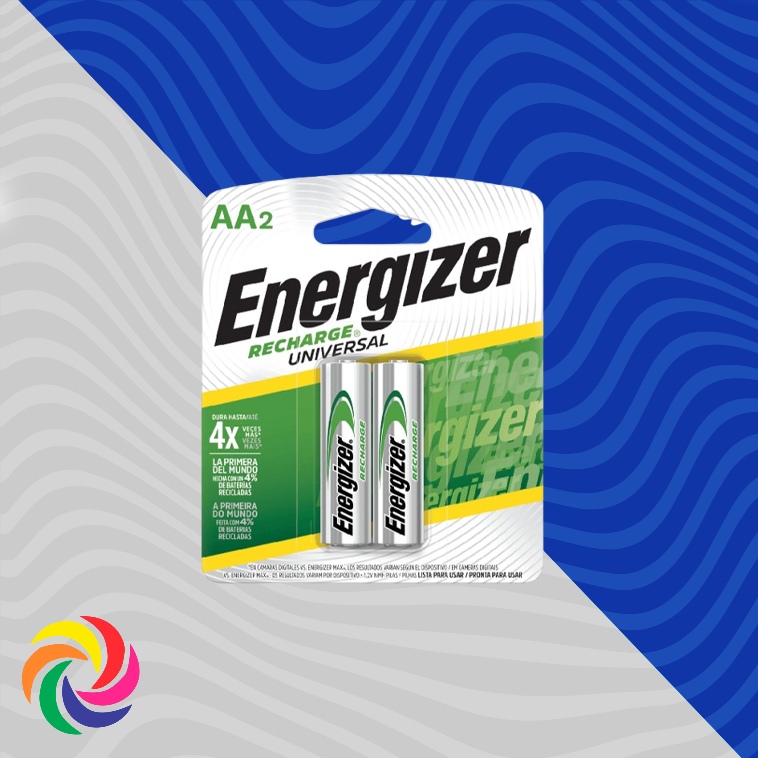 PILA ENERGIZER RECARGABLE AA BLx2