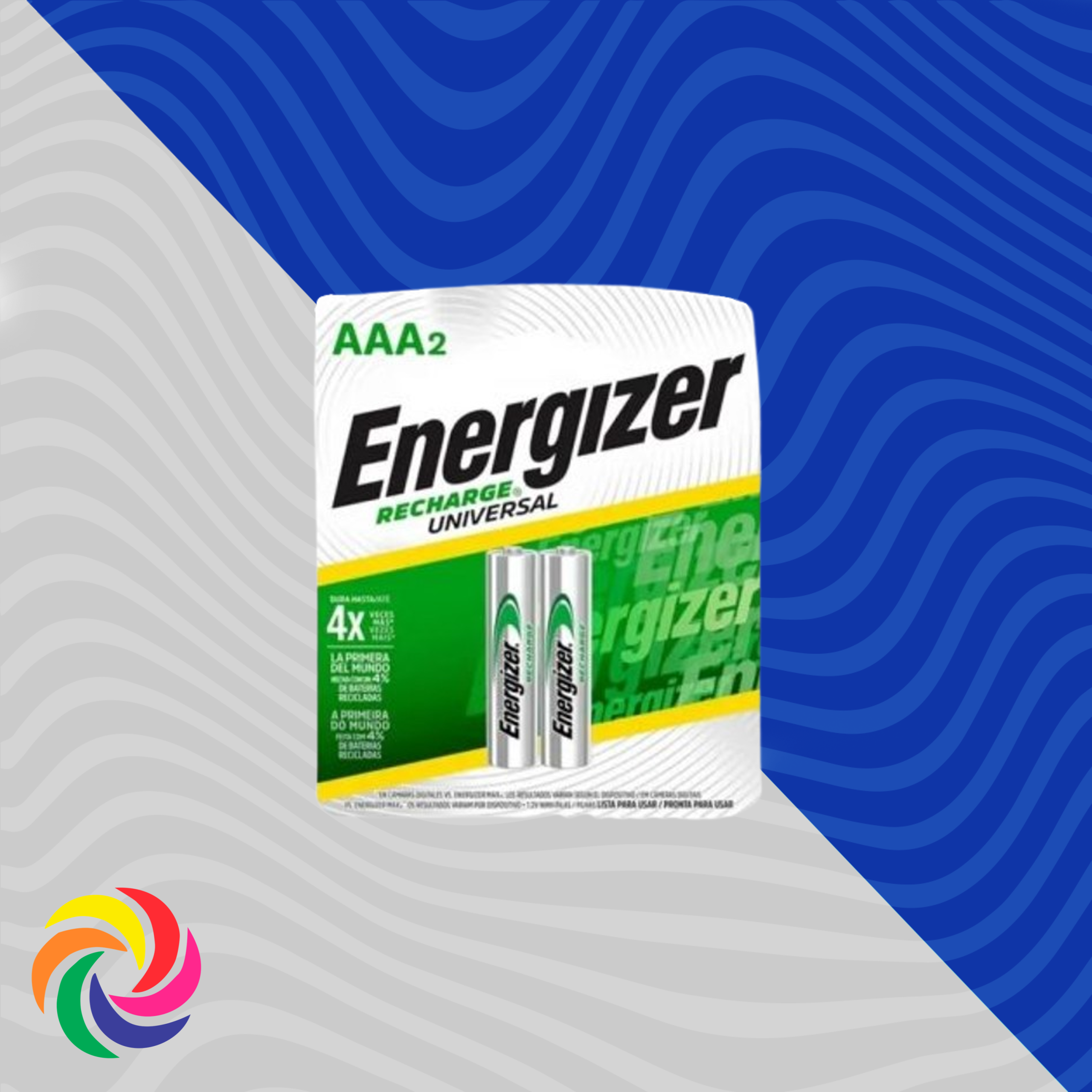 PILA ENERGIZER RECARGABLE AAA BLx2
