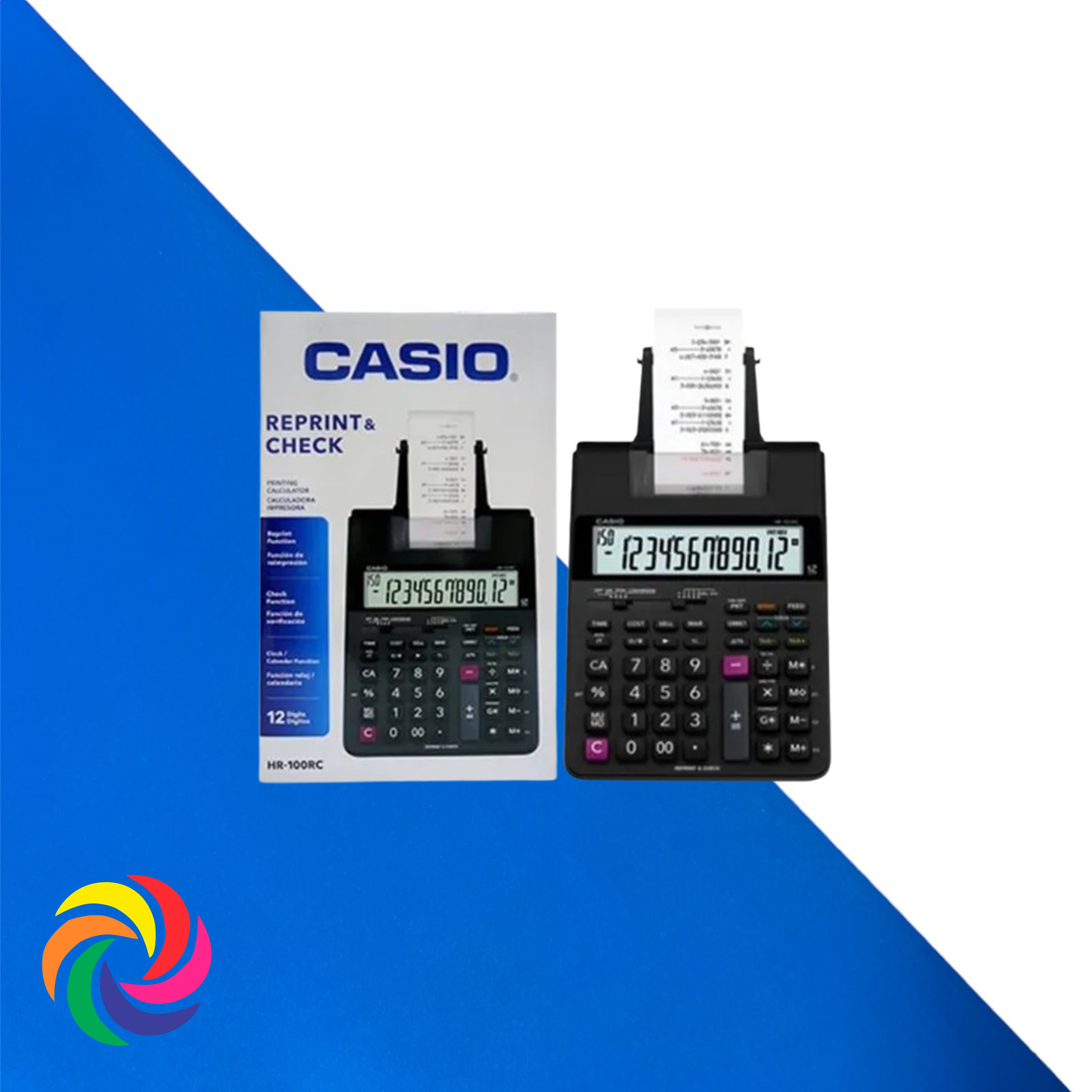 CALCULADORA CASIO HR-100RC-BK-DC