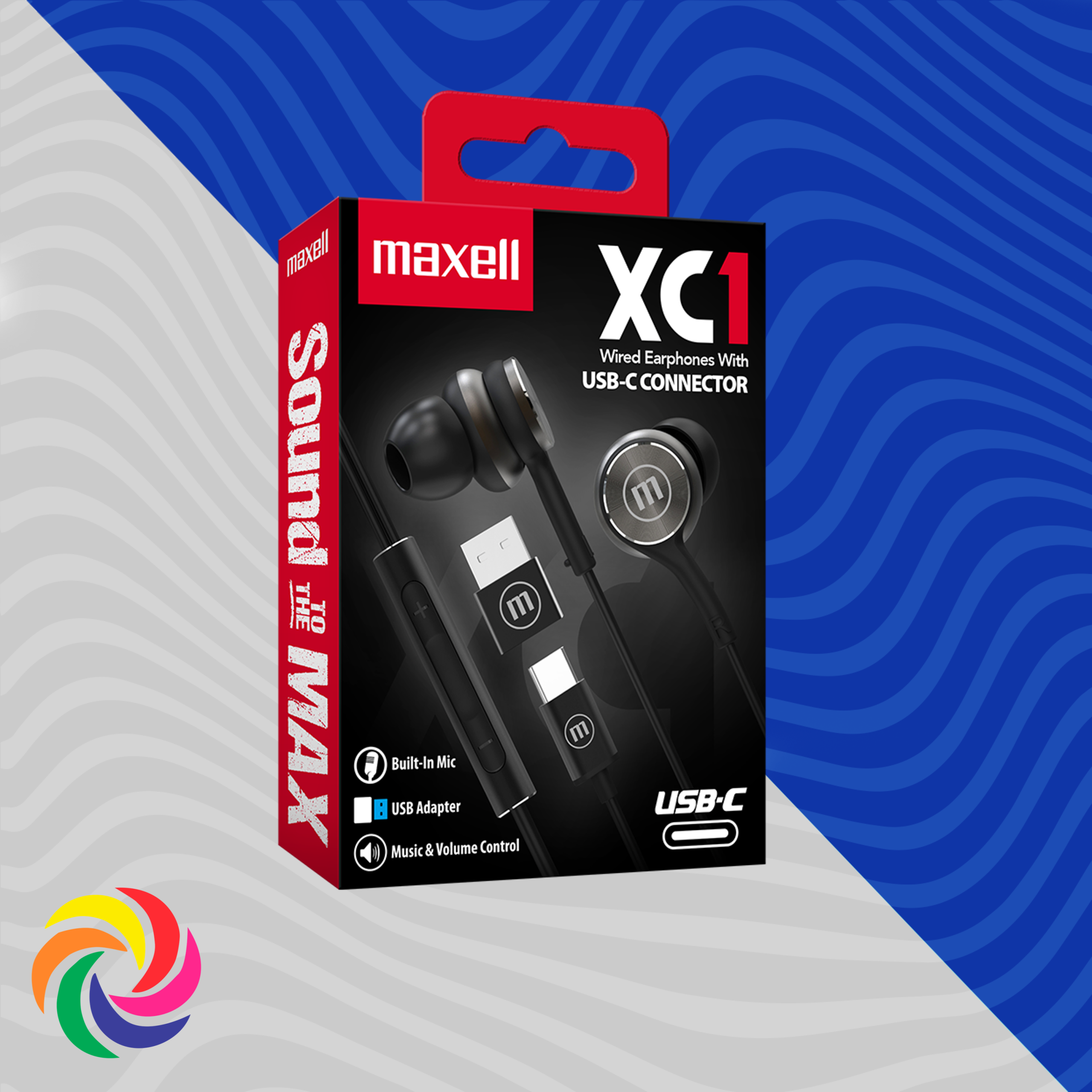 AUDIFONO MAXELL EB-XC1 TIPO-C C/ADAPTADO