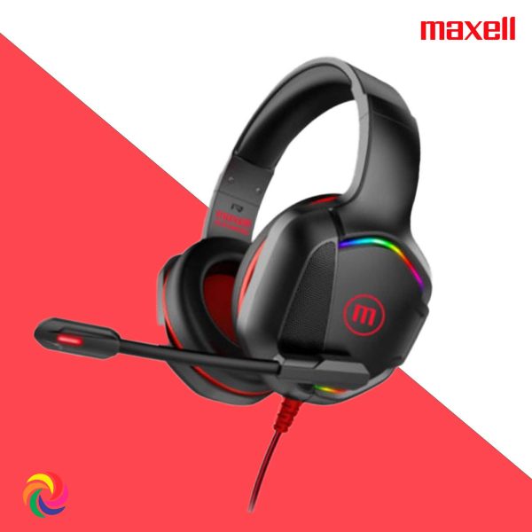 AUDIFONOS DIADEMA GAMING MAXELL FORCE9 HEADSET