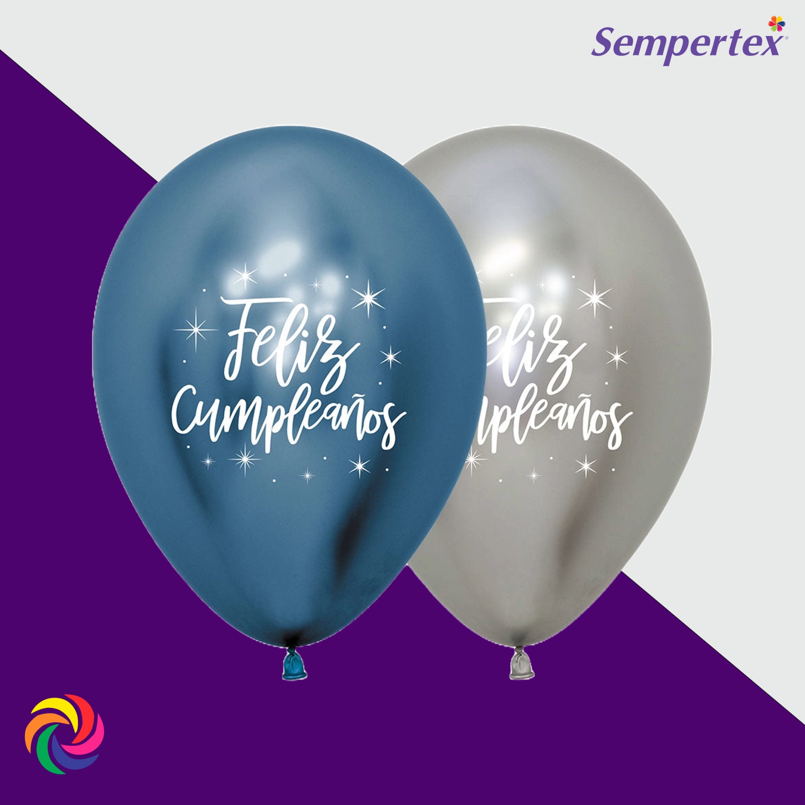GLOBO  SEMPERTEX FELIZ CUMPLEAÑOS RADIANTE NIÑO REFLEX