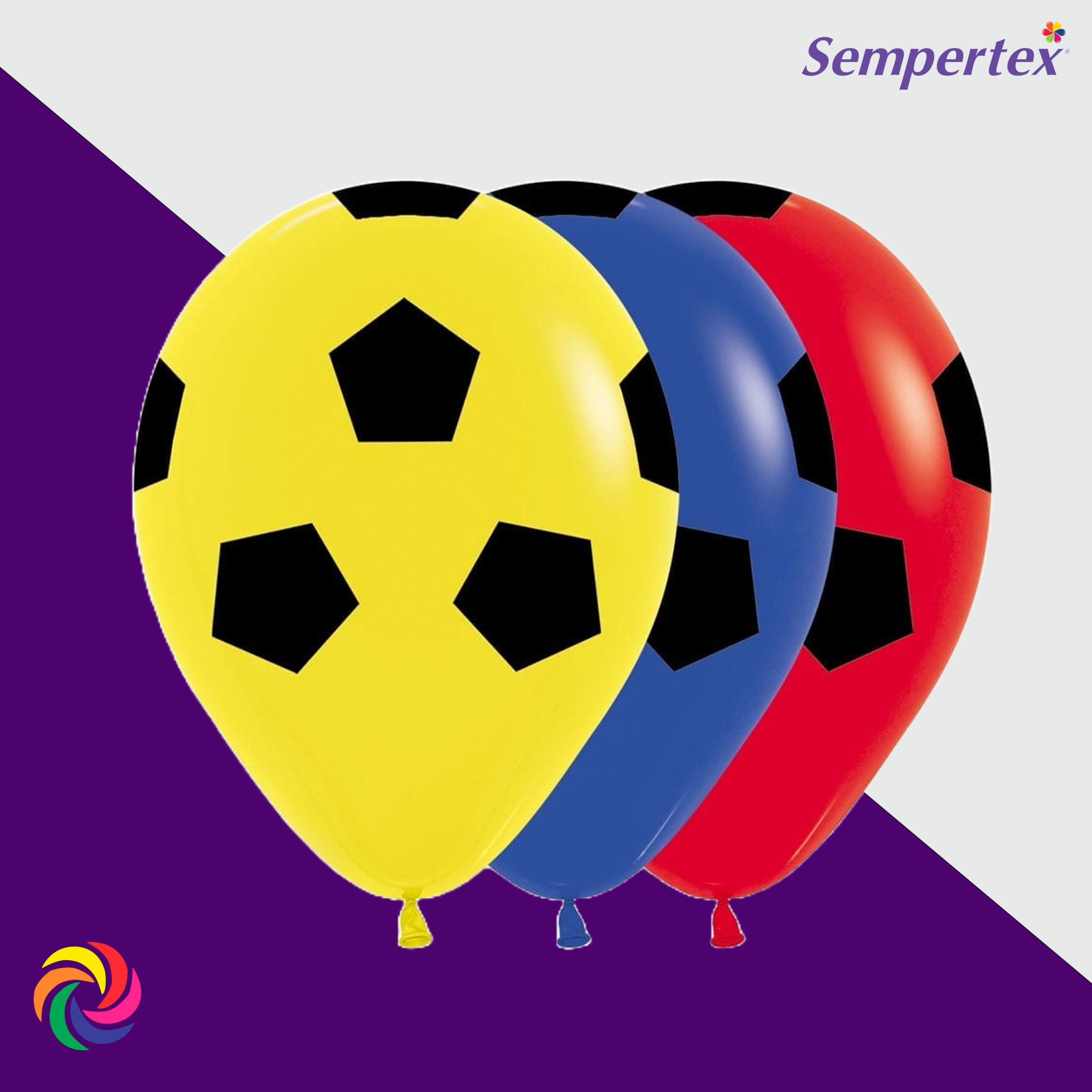 GLOBO R-12 INFINITY FASHION BALON FUTBOL SURTIDO TRICOLOR X50
