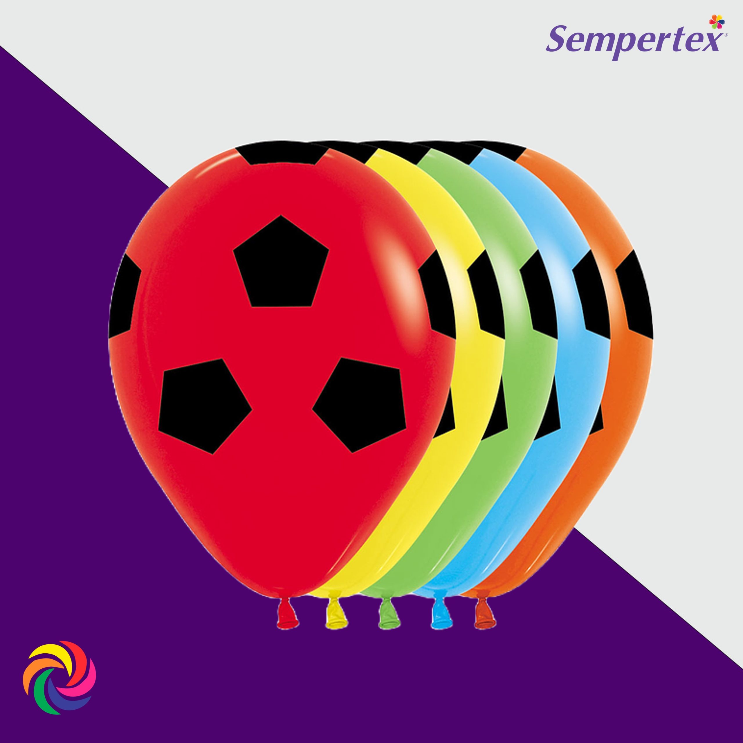 GLOBO R-12 INFINITY FASHION BALON FUTBOL SURTIDO X50