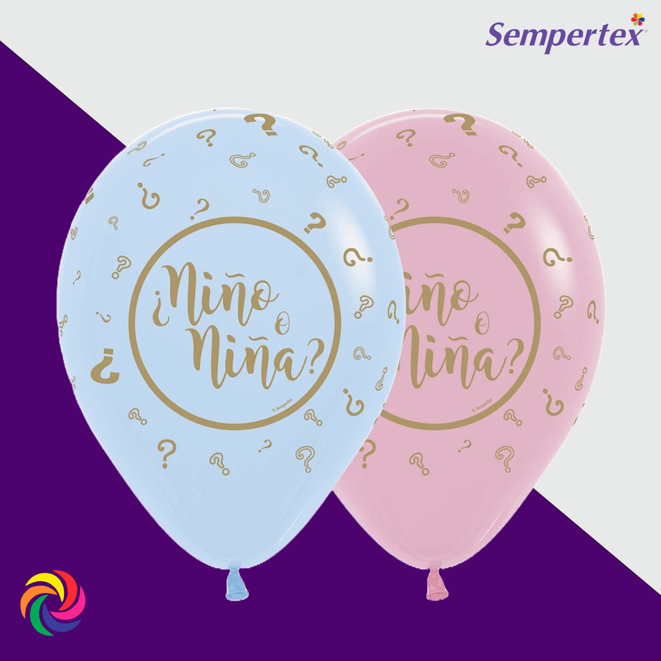 GLOBO R-12 SEMPERTEX INFINITY BABY SHOWER X50 UND