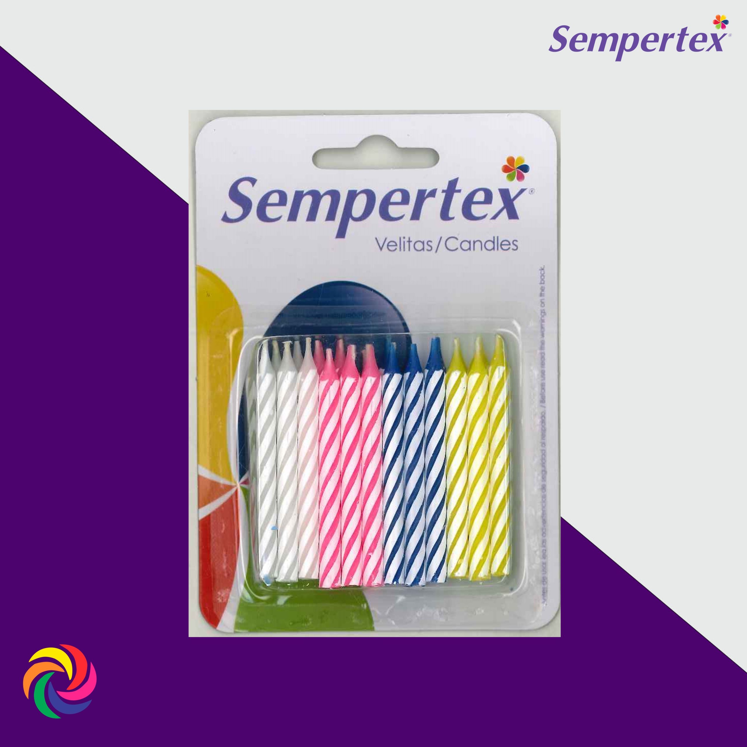 VELITA ESPIRALADA X 24 SEMPERTEX