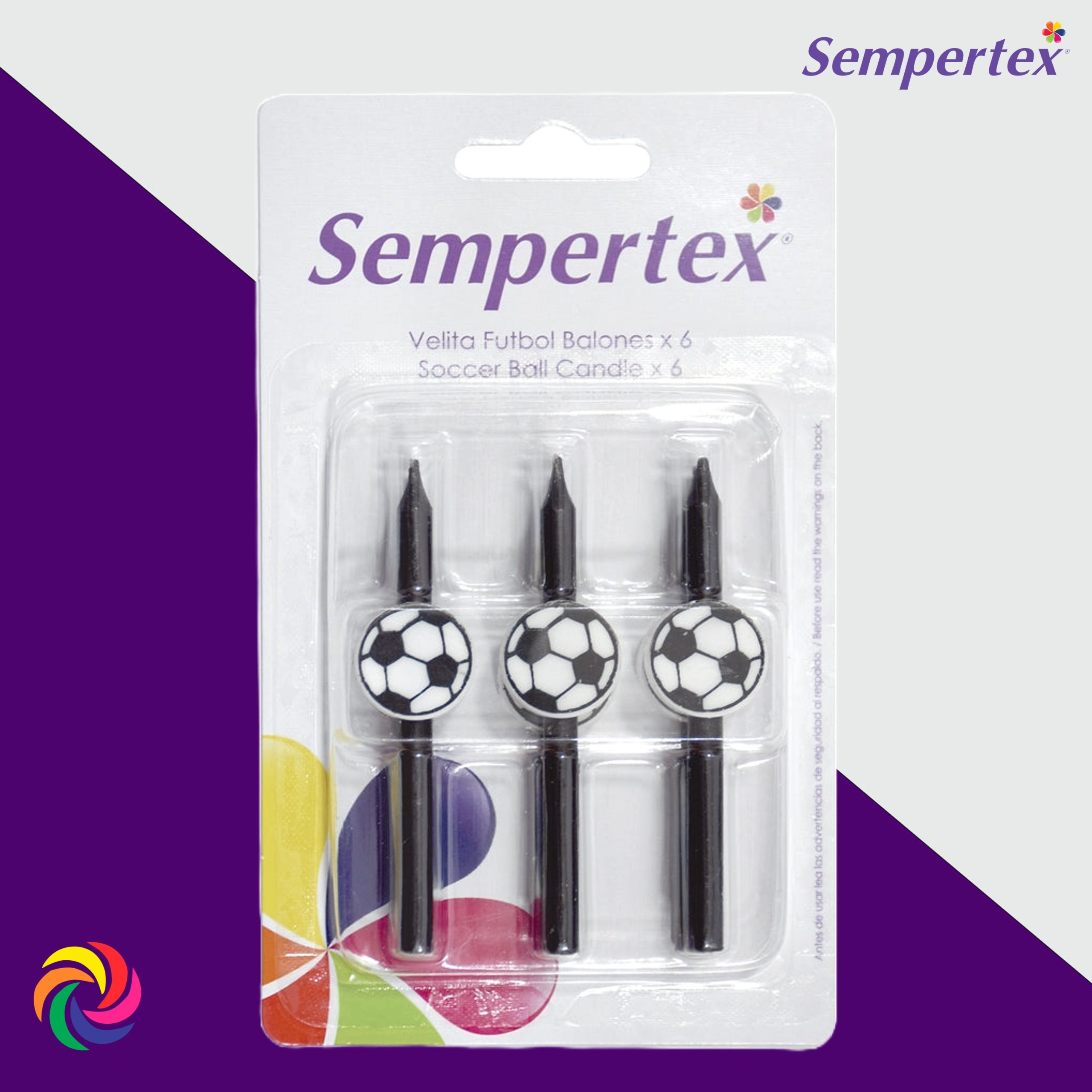 VELITA FUTBOL 8CM BALONES X6