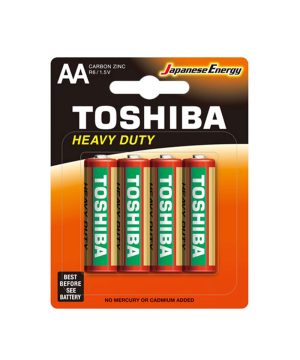 PILA TOSHIBA ZINC AA BLISTER X4